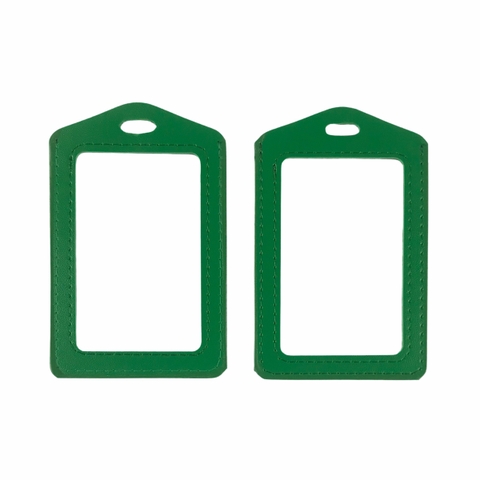 Bao đựng thẻ da 5.5x8.5cm 2 mặt kiếng đứng (50)