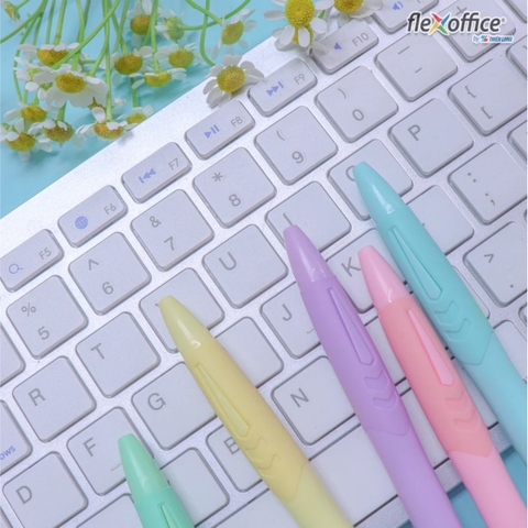 Bút bi TL Flexoffice Pazto FO-GELB039/VN xanh dương (5)