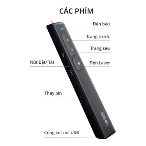 Bút chỉ bảng Deli laser 2808P
