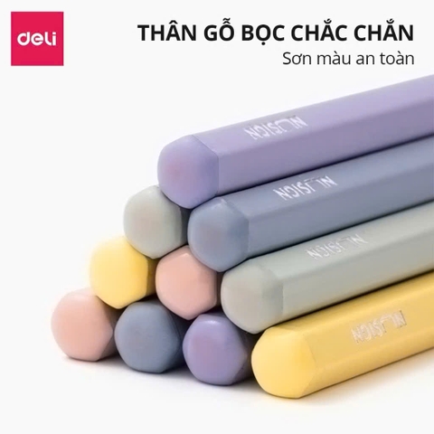 Bút chì gỗ Deli NS724 2B (10)