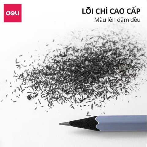 Bút chì gỗ Deli NS724 2B (10)