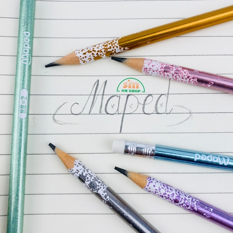 Bút chì gỗ Maped 851804 có gôm HB (12/144)