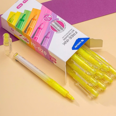 Bút dạ quang TL HL-020, Viết nhớ dòng, Bút highlight (10/720)