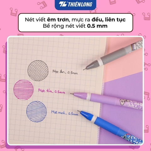 Bút gel TL GeL-056 tím (20)