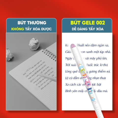 Bút gel xóa được TL Điểm 10 TP-GELE002 (20/960)