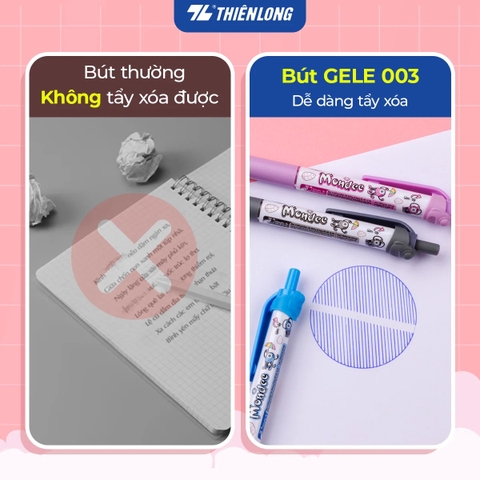 Bút gel xóa được TL Điểm 10 TP-GelE003 tím (20)