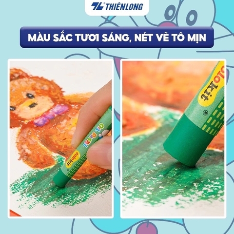 Bút sáp dầu TL Colokit OP-C07/DO / OP-C08/DO, Màu vẽ