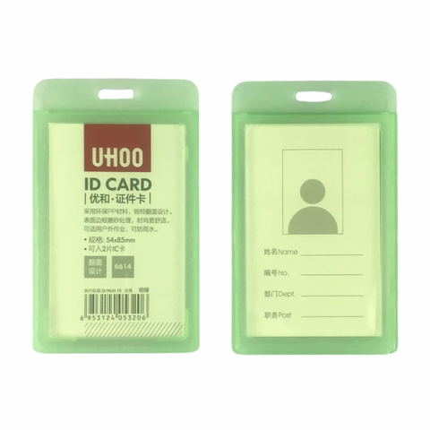 Bao đựng thẻ Uhoo 6614 5.4x8.5cm 2 mặt đứng (12)