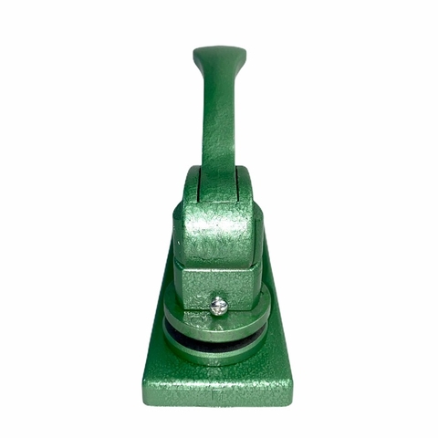 Dấu cóc dập nổi cầm tay xanh lá
