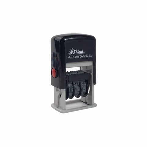 Dấu date tự động Shiny S303 nội dung có sẵn