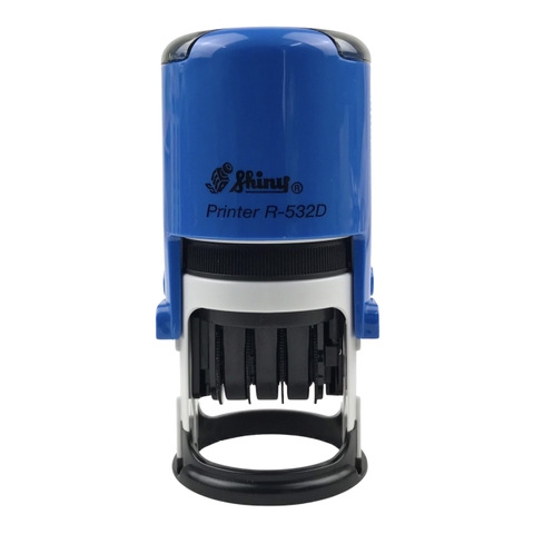 Dấu - Thẻ mực Shiny R532D Φ32mm trắng