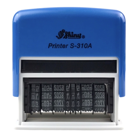 Dấu - Thẻ mực Shiny S310A 49x5mm trắng
