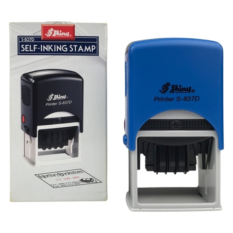 Dấu - Thẻ mực Shiny S837D 50x40mm