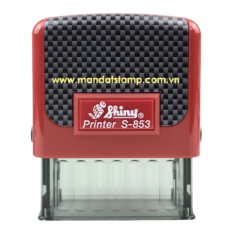Dấu - Thẻ mực Shiny S853 47x18mm