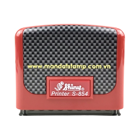 Dấu - Thẻ mực Shiny S854 58x22mm