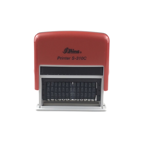 Dấu số xoay - Thẻ mực Shiny S310C 49x5mm