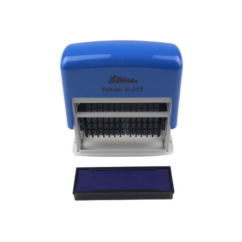 Dấu số xoay - Thẻ mực Shiny S313 13 số 3mm