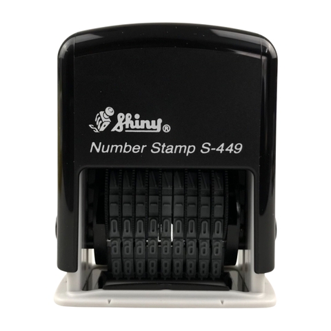 Dấu số xoay tự động - Thẻ mực Shiny S449 9 số 4mm