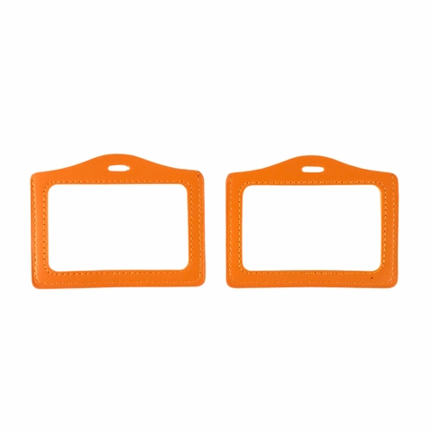Bao đựng thẻ da 8.5x5.5cm 2 mặt kiếng ngang (50)