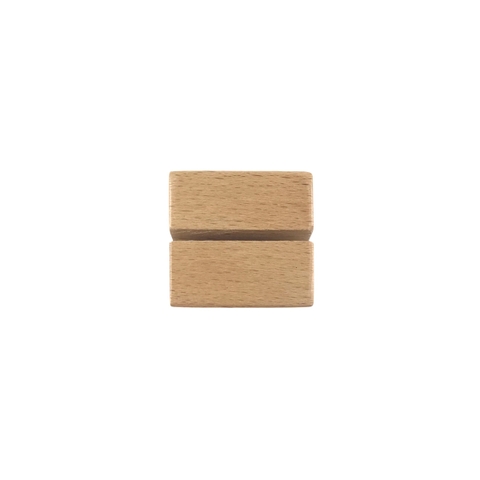 Đế gỗ Enter FG-09 40x30x25mm, Đế gỗ giữ Namecard, Giá đỡ kẹp ảnh mini, Kệ cài bàn đặt tiệc, Chân menu gỗ (20)