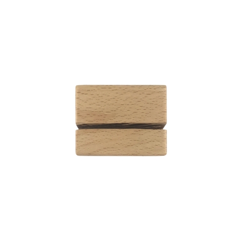 Đế gỗ Enter FG-10 50x40x25mm, Đế gỗ giữ Namecard, Giá đỡ kẹp ảnh mini, Kệ cài bàn đặt tiệc, Chân menu gỗ (20)