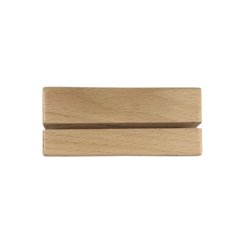 Đế gỗ Enter FG-12 90x40x25mm, Đế gỗ giữ Namecard, Giá đỡ kẹp ảnh mini, Kệ cài bàn đặt tiệc, Chân menu gỗ (20)