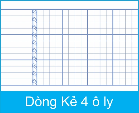 Tập kiểm tra TT 80gsm 4 ô ly (10/120)