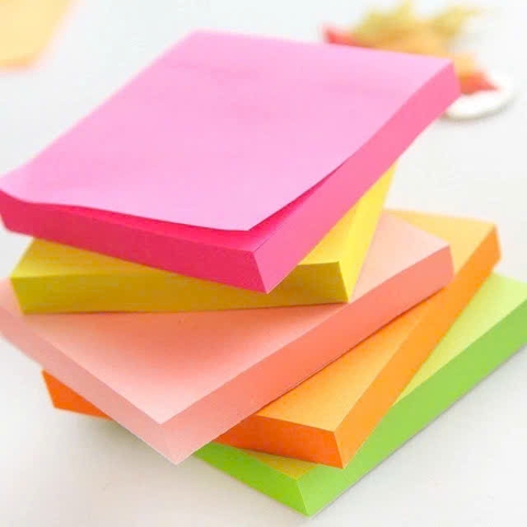Giấy note Pronoti 30233 3x2 inch màu dạ quang (12)