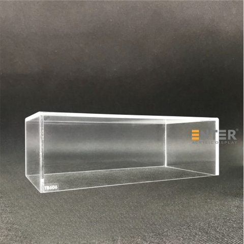Hộp mica không nắp Enter TB606 150x300x100mm mica dày 5mm, Khay chia ngăn kéo hộc tủ, Khay nhựa đựng đồ dùng, Hộp chống bụi