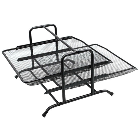 Kệ hồ sơ 2 tầng lưới Toppoint HY62002A, Kệ rổ, Kệ đựng hồ sơ