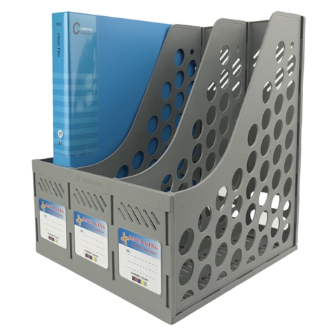 Kệ hồ sơ 3 ngăn nhựa King-star Dataking-3N