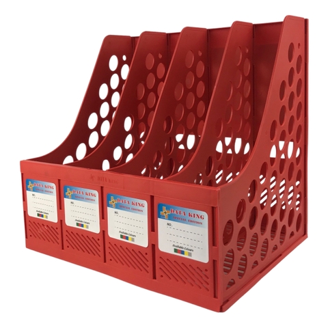 Kệ hồ sơ 4 ngăn nhựa King-star Dataking-4N