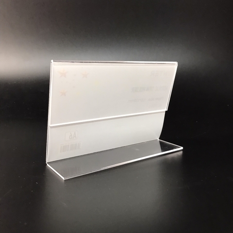 Kệ mica 1 mặt Enter F03-L 150x100mm A6 ngang, Kệ menu chữ L, Khung thông tin sản phẩm, Khung bảng giá, Kệ trưng bày để bàn (20)