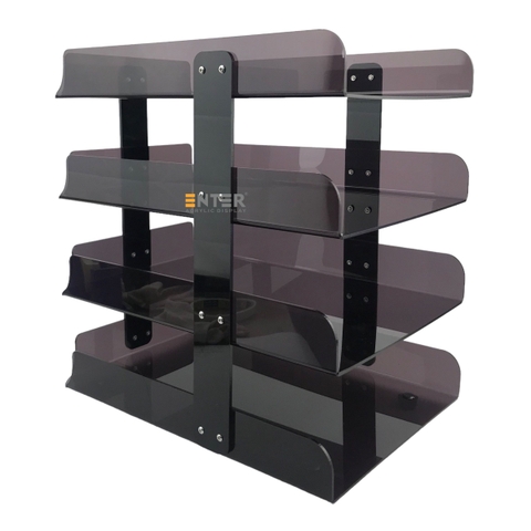 Kệ mica 4 tầng Enter D04 A4 cố định