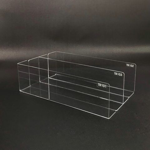 Kệ mica chữ L Enter TB101 / TB102 270x40x80mm mica dày 2mm (20)