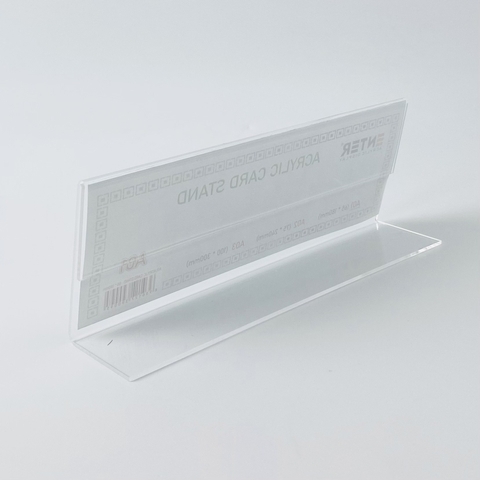Kệ mica chức vụ 1 mặt Enter A03 300x100mm đại, Biển chức danh, Bảng tên để bàn (20)