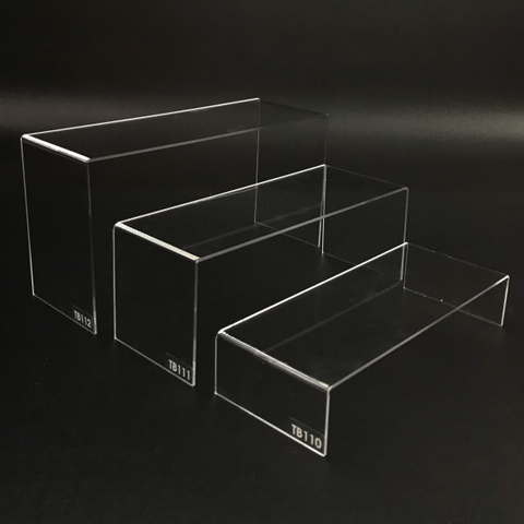 Kệ trưng bày mica 3 mặt uốn Enter TB110 200x80x40mm mica dày 2mm, Kệ livestream, Kệ mica chữ U trong suốt để đồ đa năng (20)