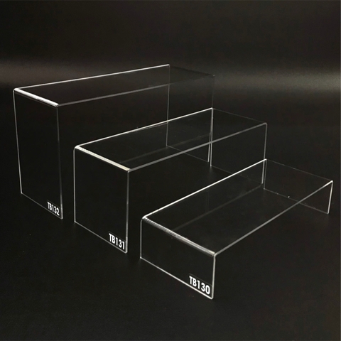 Kệ trưng bày mica 3 mặt uốn Enter TB130 200x80x40mm mica dày 3mm, Kệ livestream, Kệ mica chữ U trong suốt để đồ đa năng (20)