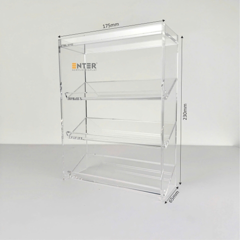 Kệ trưng bày mica Enter TB801 175x65x230mm 4 tầng