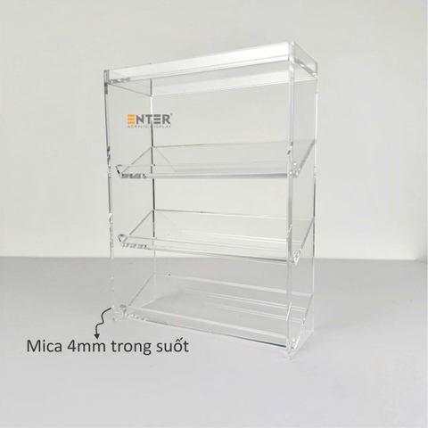 Kệ trưng bày mica Enter TB801 175x65x230mm 4 tầng