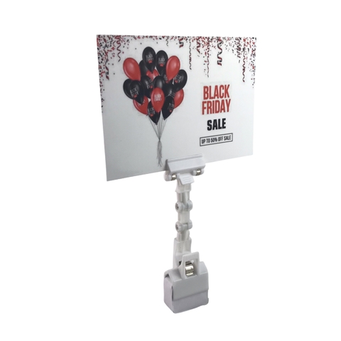 Kẹp nhựa 2 đầu xoay JE004 5.5cm