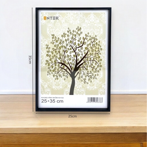 Khung hình nhôm Enter KH104 25x35cm, Khung tranh, Khung hình, Khung ảnh
