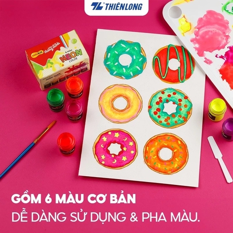 Màu nước TL Colokit WACO-C011 6 màu neon (60)