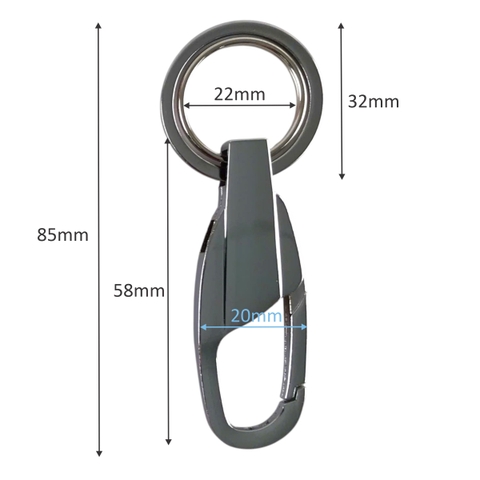 Móc khóa MK069, Móc khoá kim loại, Phôi móc khoá