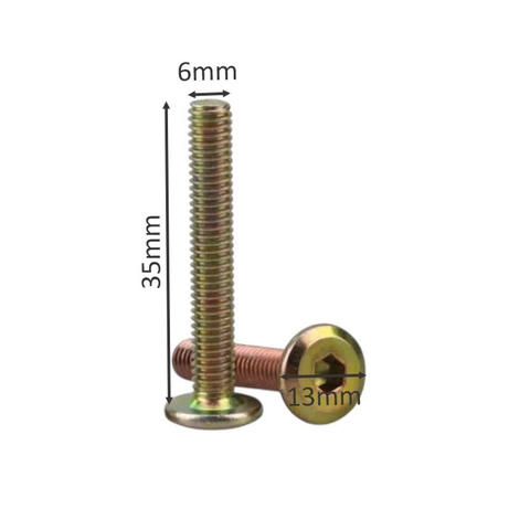 Ốc lục giác dẹp 6x35mm