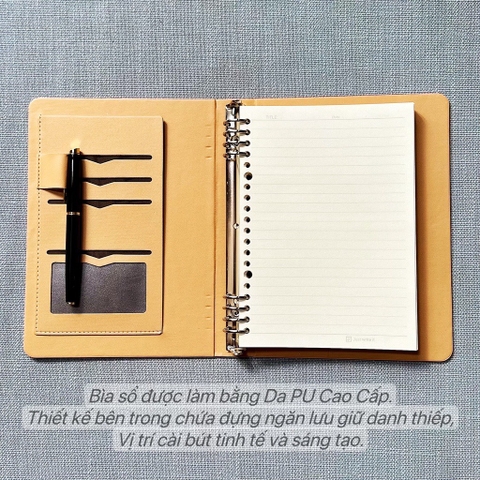 Sổ da còng FT CD-050 17x23 200 trang 100gsm A5 (14)