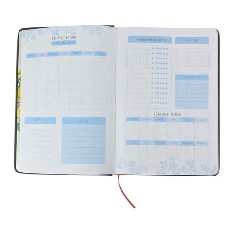 Sổ lịch Agenda HTS1 14.5x20.5cm 192 trang