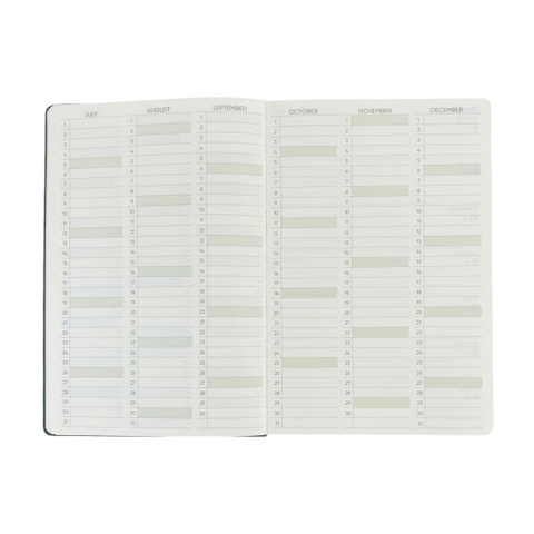 Sổ lịch Planner NT A5-25 14x21cm 224 trang, Sổ tay lịch năm 2026, Sổ kế hoạch, Sổ ghi chú theo ngày