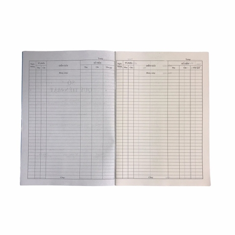 Sổ quỹ tiền mặt DN có MST 100 tờ (50)
