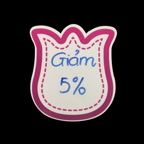 Wobbler nhựa WB-L01 / WB-L02 / WB-L03 / WB-L04 / WB-L05 / WB-L06 / WB-L07 / WB-L08 13cm dán formex 2mm (2,10)